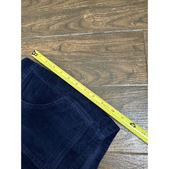 WOMEN BIRDWELL BEACH BRITCHES NAVY BLUE CORDUROY SHORTIE BEACH SHORTS POCKETS 12 - Picture 11 of 12